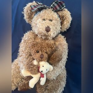 Russ Teddy Bear with Baby